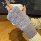 CozyTouch Fingerless Knit Gloves